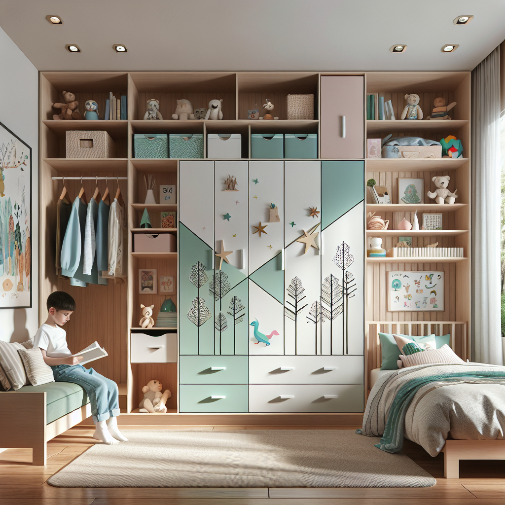 Wardrobe Design for Kids Bedroom 2024: Modern Trends, Practical Ideas & Creative Solutions